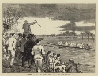 Preparing for the Boat Race, coaching the Oxford Crew